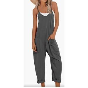 OUFEIYA JUMPSUIT Dark Gray size MED with stretch